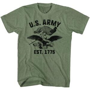 Army The Union Military Green Heather Adult T Shirt